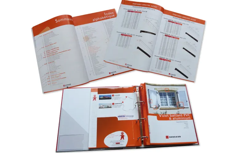 Conception de catalogue produit gros volume pour Tirard & Burgaud par Agraf.