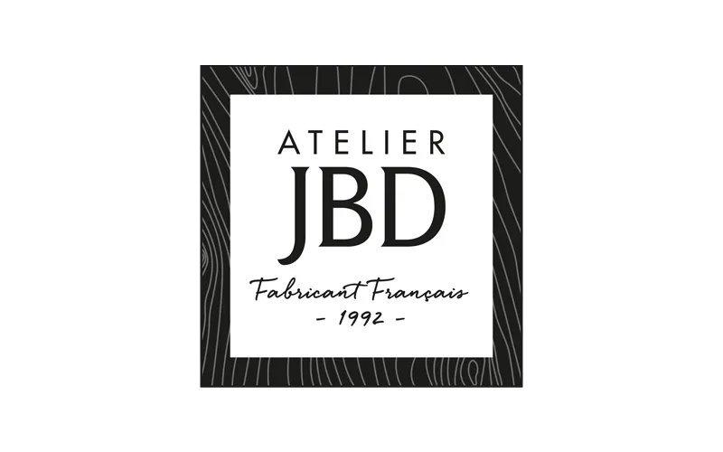 Création de logo minimaliste pour l'Atelier JBD par le studio Agraf.